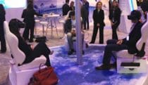 View from trade show VR experience